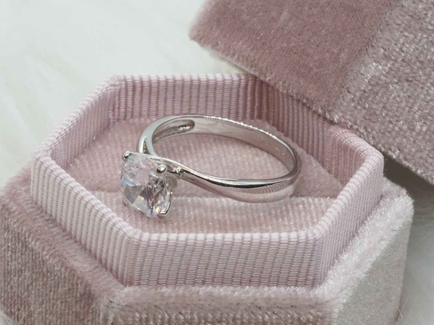 GIOIA BIJOUX | ANELLO SOLITARIO 4 PUNTE ARGENTO