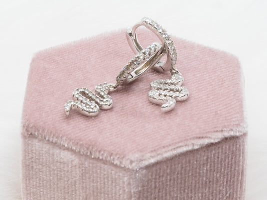 GIOIA BIJOUX | ORECCHINI SERPENTE ARGENTO