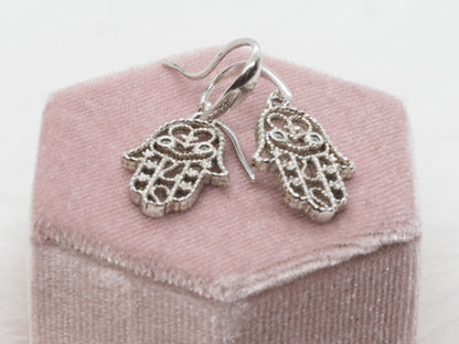 GIOIA BIJOUX | ORECCHINI MANO DI FATIMA ARGENTO