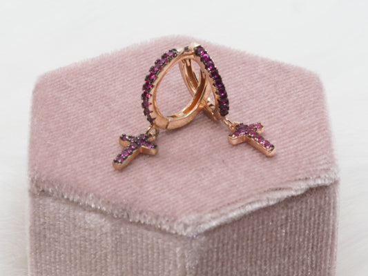 GIOIA BIJOUX | ORECCHINI CROCE ARGENTO