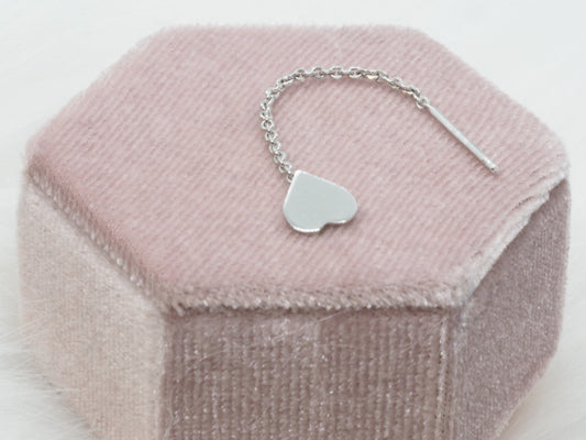 GIOIA BIJOUX | ORECCHINO CASCATA CUORE  ARGENTO