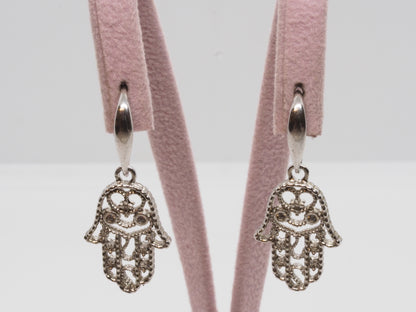 GIOIA BIJOUX | ORECCHINI MANO DI FATIMA ARGENTO